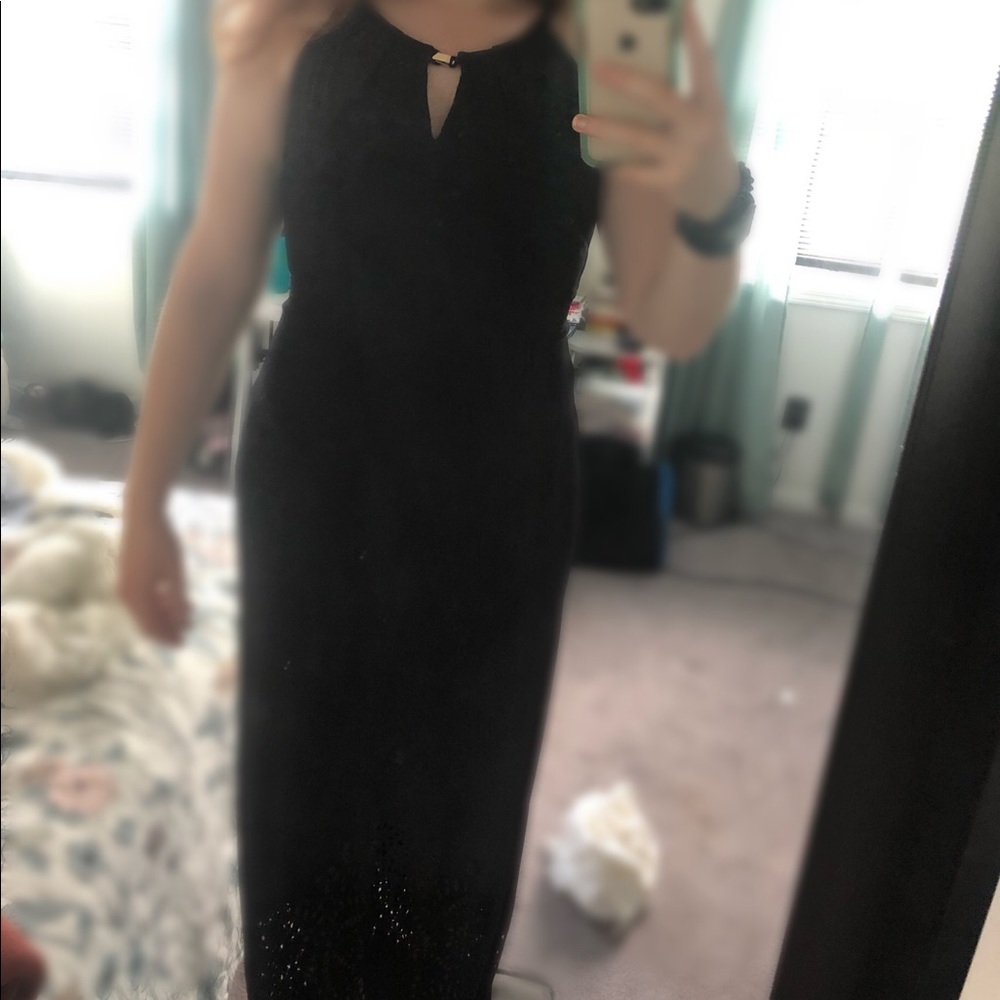 Women’s Maxi Dress with Bottom Cutout detail